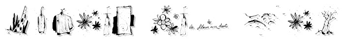 Fleur Aux Dents font